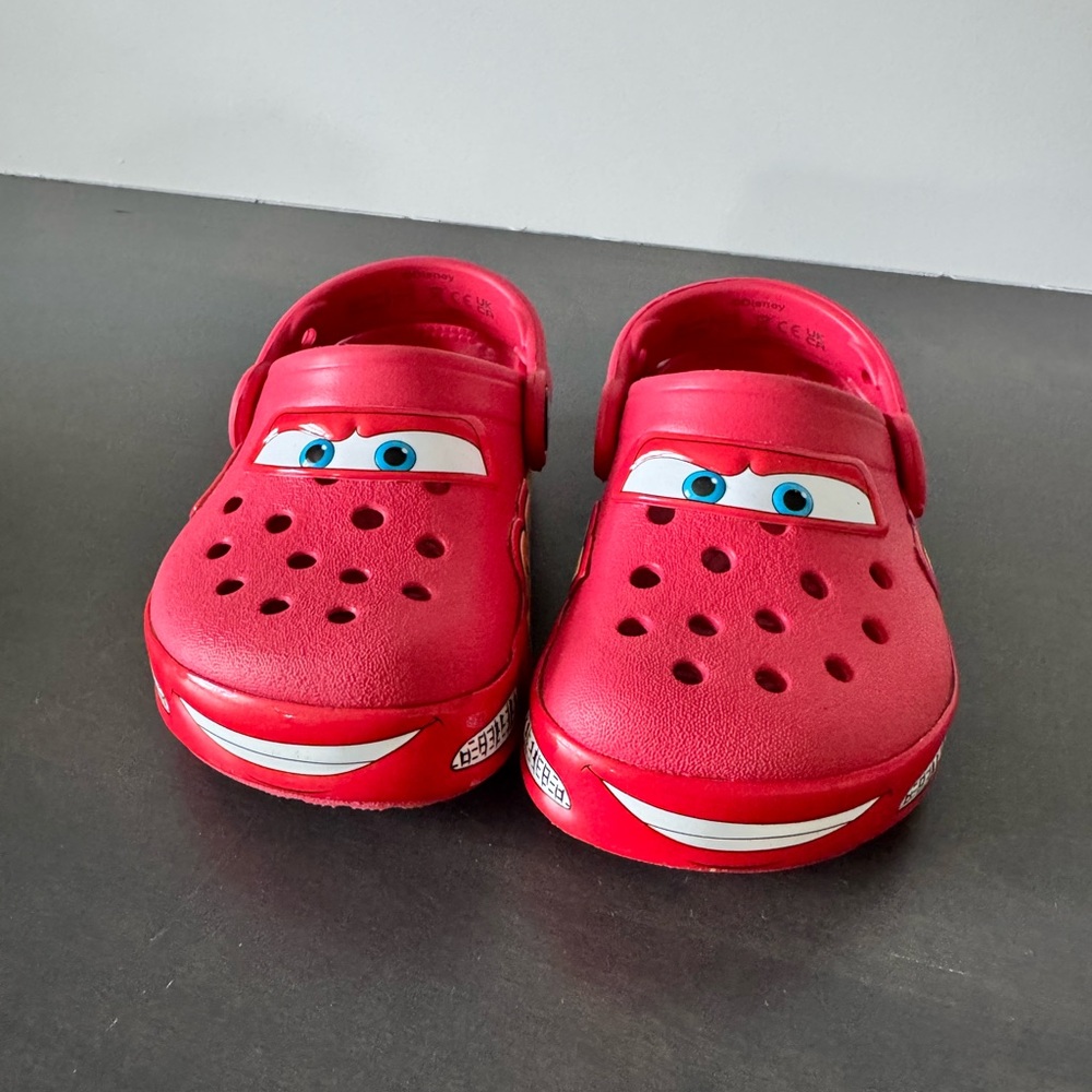 Kid’s Crocs Disney Cars Lightning McQueen Shoes - little child 7